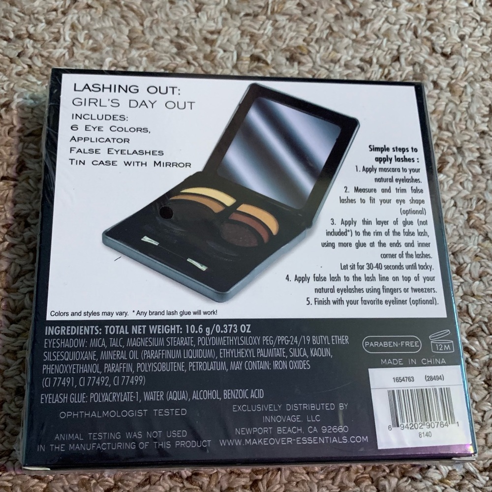 Girls Day Out Eye shadow and eye lashes